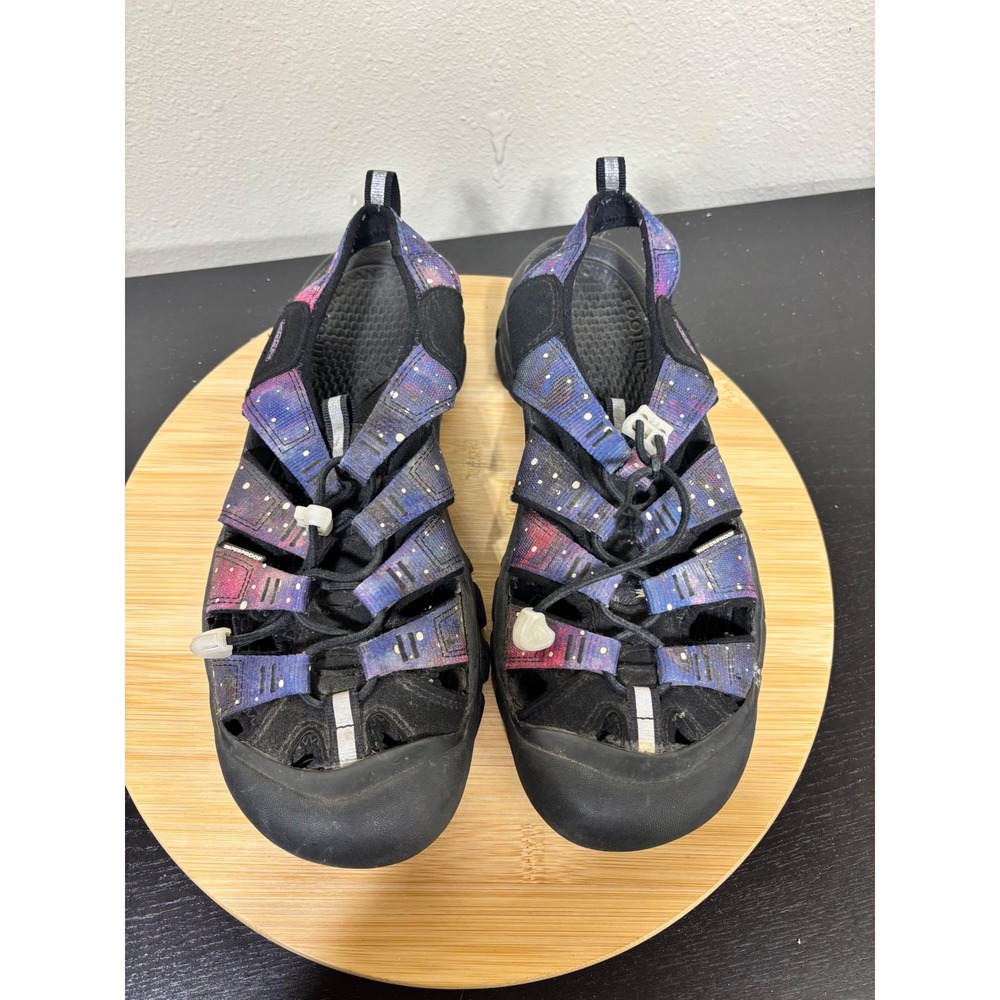 KEEN Newport H2 Sandals Men 10 Galaxy Purple Black Waterproof Hiking Shoes Flaw - Picture 5 of 12